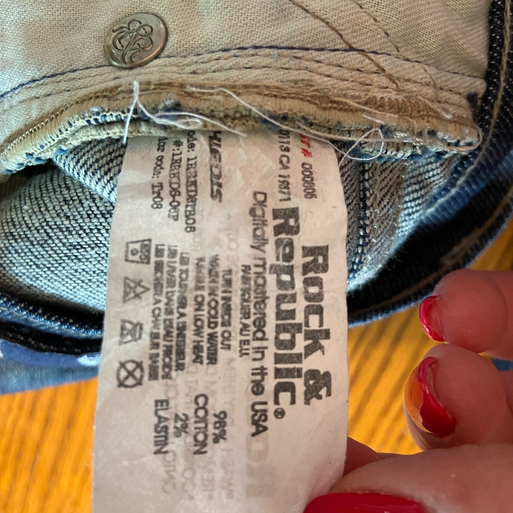 Rock & Republic Women’s Size 29 Bootcut Jeans - Picture 7 of 16